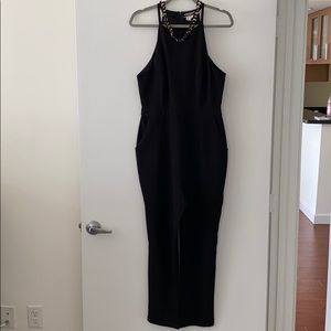 NIKIBIKI | Cropped Pantsuit w/ Detachable Necklace